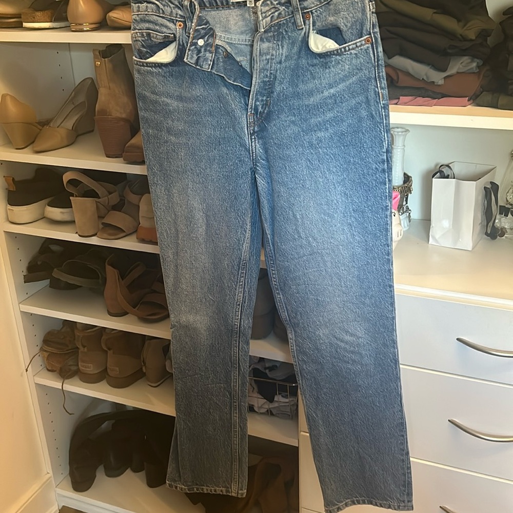 Cynthia High Rise Straight Jeans